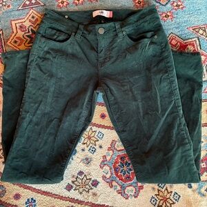 Cabi Jeans, green corduroy size 4